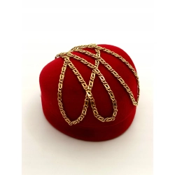 Złoty łańcuszek Spinacz Pr.585 W:2,04gr Dł:44,5cm