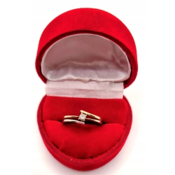 Złoty pierścionek z Cyrkonią PR.585 W:3,03gr R.13 InterSKLEP