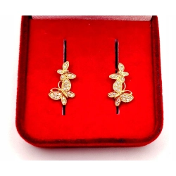 Złote kolczyki Motyle PR.585 W:2,50gr InterSKLEP