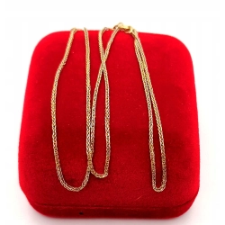 Złoty łańcuszek Kłos PR.585 W:1,42gr Dł.43cm InterSKLEP