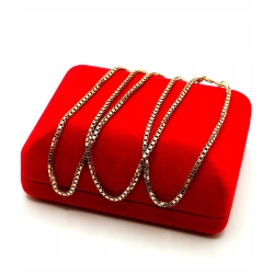 Złoty łańcuszek Kostka PR.585 W:9,41gr Dł.53cm InterSKLEP