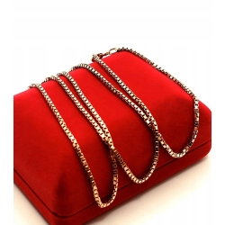 Złoty łańcuszek Kostka PR.585 W:9,41gr Dł.53cm InterSKLEP