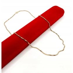 Złoty łańcuszek Kostka PR.585 W:9,41gr Dł.53cm InterSKLEP