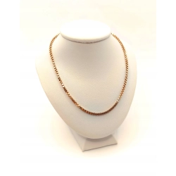 Złoty łańcuszek Kostka PR.585 W:9,41gr Dł.53cm InterSKLEP