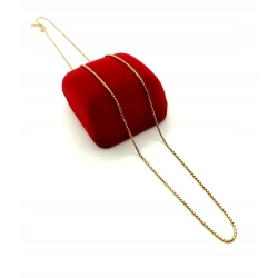 Złoty łańcuszek Kostka okrągła UNOAERRA PR.750 w:7,75gr Dł.60cm InterSKLEP