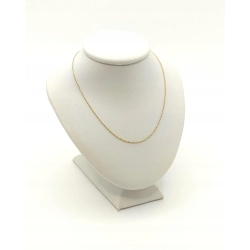 Złoty łańcuszek kręcony Pr.585 W:0,53gr Dł:47cm