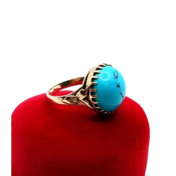 Złoty pierścionek z Turkusem PR.585 W:6,12gr R.15 InterSKLEP