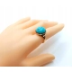 Złoty pierścionek z Turkusem PR.585 W:6,12gr R.15 InterSKLEP