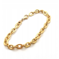 Złota bransoletka Ankier PR.585 W:5,43gr Dł.20cm InterSKLEP