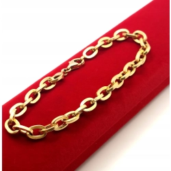 Złota bransoletka Ankier PR.585 W:5,43gr Dł.20cm InterSKLEP