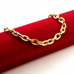 Złota bransoletka Ankier PR.585 W:5,43gr Dł.20cm InterSKLEP