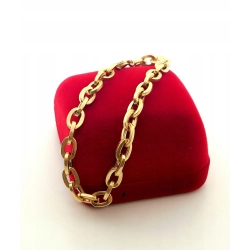 Złota bransoletka Ankier PR.585 W:5,43gr Dł.20cm InterSKLEP