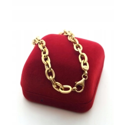 Złota bransoletka Ankier PR.585 W:5,43gr Dł.20cm InterSKLEP