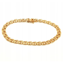 Złota bransoletka Garibaldi PR.750 W:8,72gr Dł.20cm InterSKLEP