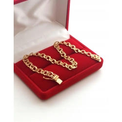 Złota bransoletka Garibaldi PR.750 W:8,72gr Dł.20cm InterSKLEP