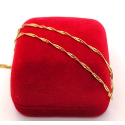 Złoty łańcuszek Singapur PR.585 W:2,02gr Dł.57,5cm InterSKLEP