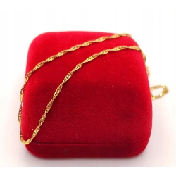 Złoty łańcuszek Singapur PR.585 W:2,02gr Dł.57,5cm InterSKLEP