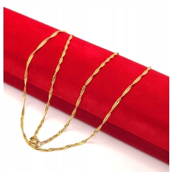 Złoty łańcuszek Singapur PR.585 W:2,02gr Dł.57,5cm InterSKLEP