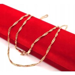 Złoty łańcuszek Singapur PR.583 W:3,58gr Dł.52cm InterSKLEP