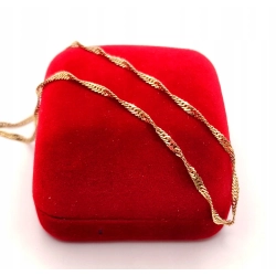 Złoty łańcuszek Singapur PR.583 W:3,58gr Dł.52cm InterSKLEP