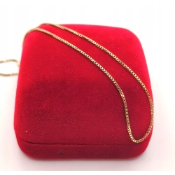 Złoty łańcuszek Kostka PR.585 W:2,88gr Dł.50cm InterSKLEP