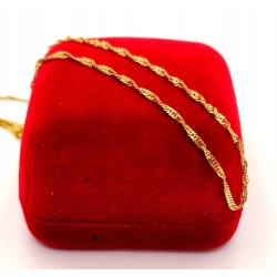 Złoty łańcuszek Singapur NOWY PR.333 W:1,70gr Dł.50,5cm InterSKLEP