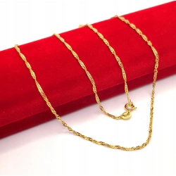 Złoty łańcuszek Singapur NOWY PR.333 W:1,70gr Dł.50,5cm InterSKLEP