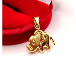 Złota zawieszka Słoń NOWA PR.585 W:1,17gr InterSKLEP