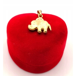 Złota zawieszka Słoń NOWA PR.585 W:1,17gr InterSKLEP