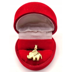 Złota zawieszka Słoń NOWA PR.585 W:1,17gr InterSKLEP