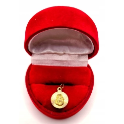 Złota zawieszka Medalik PR.585 W:0,80gr InterSKLEP