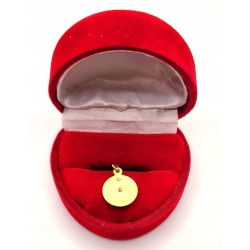 Złota zawieszka Medalik PR.585 W:0,80gr InterSKLEP