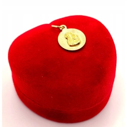 Złota zawieszka Medalik PR.585 W:0,80gr InterSKLEP