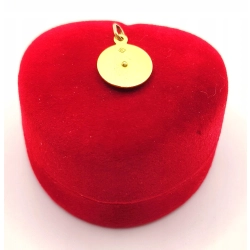 Złota zawieszka Medalik PR.585 W:0,80gr InterSKLEP