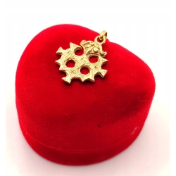 Złota zawieszka Młot Thora PR.333 W:2,11gr InterSKLEP