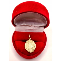 Złota zawieszka Medalik z Chrystusem PR.585 W:2,15gr InterSKLEP