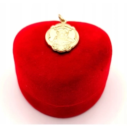 Złota zawieszka Medalik z Chrystusem PR.585 W:2,15gr InterSKLEP