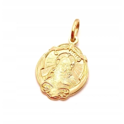 Złota zawieszka Medalik z Chrystusem PR.585 W:2,15gr InterSKLEP