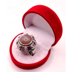 Srebrny pierścionek z Agatem ORNO PR.830 W:11,02gr R.13 InterSKLEP