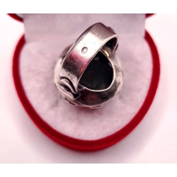 Srebrny pierścionek z Agatem ORNO PR.830 W:11,02gr R.13 InterSKLEP