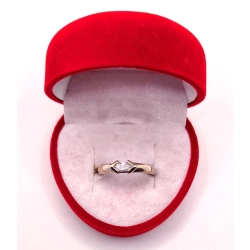 Złoty pierścionek z Cyrkonią PR.585 W:2,06gr R.13 InterSKLEP