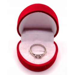 Złoty pierścionek z Cyrkonią PR.585 W:2,06gr R.13 InterSKLEP