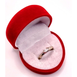 Złoty pierścionek z Cyrkonią PR.585 W:2,06gr R.13 InterSKLEP