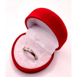 Złoty pierścionek z Cyrkonią PR.585 W:2,06gr R.13 InterSKLEP