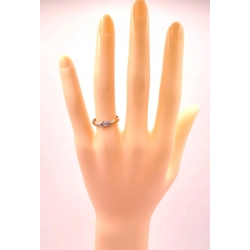 Złoty pierścionek z Cyrkonią PR.585 W:2,06gr R.13 InterSKLEP