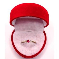 Złoty pierścionek z Cyrkoniami PR.333 W:0,87gr R.15 InterSKLEP