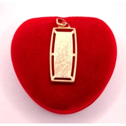 Złota zawieszka Medalik PR.585 W:0,78gr InterSKLEP