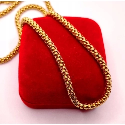 Złoty łańcuszek Popcorn PR.750 W:22,41gr Dł.79cm InterSKLEP