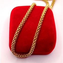 Złoty łańcuszek Popcorn PR.750 W:22,41gr Dł.79cm InterSKLEP