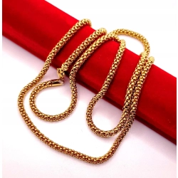 Złoty łańcuszek Popcorn PR.750 W:22,41gr Dł.79cm InterSKLEP